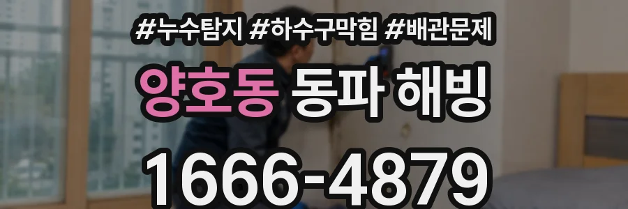 양호동 동파 해빙