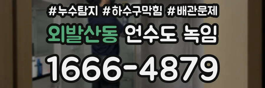 외발산동 언수도 녹임