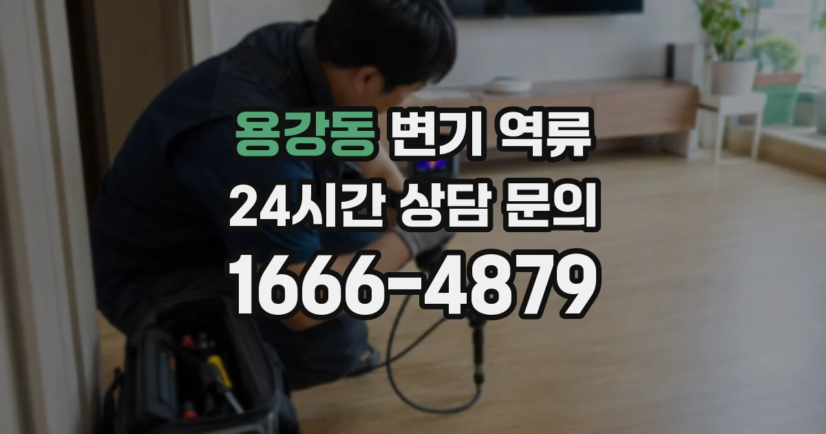용강동 변기 역류