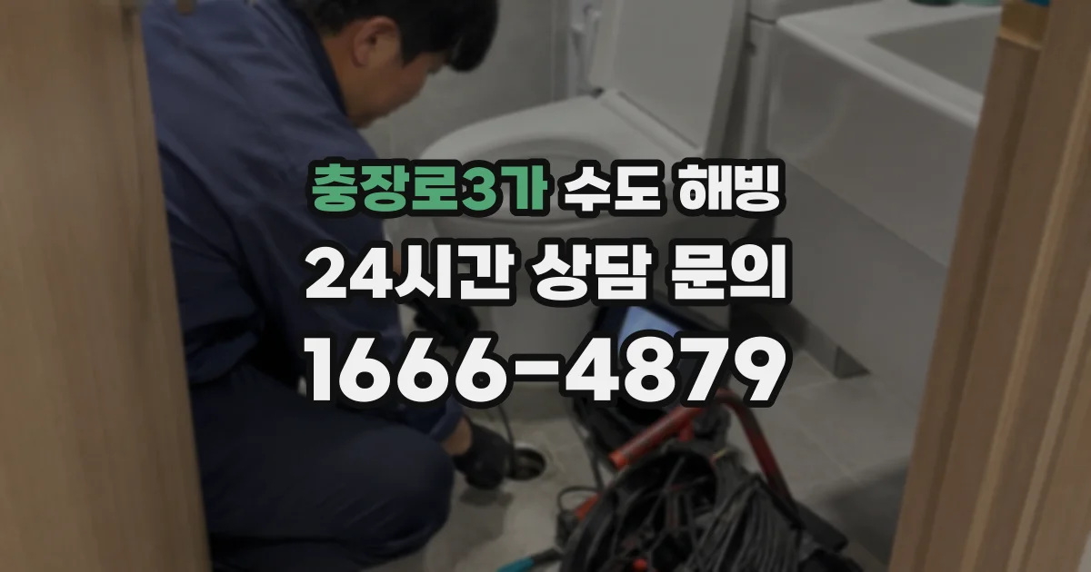 충장로3가 수도 해빙