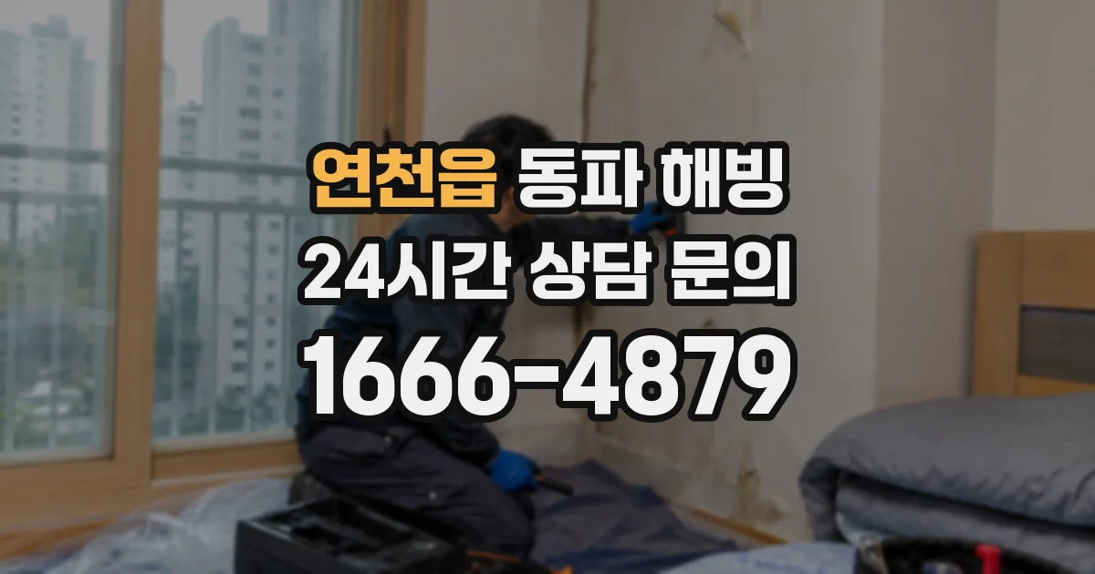 연천읍 동파 해빙