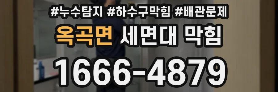 옥곡면 세면대 막힘