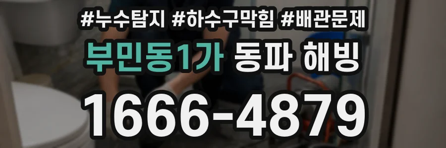 부민동1가 동파 해빙
