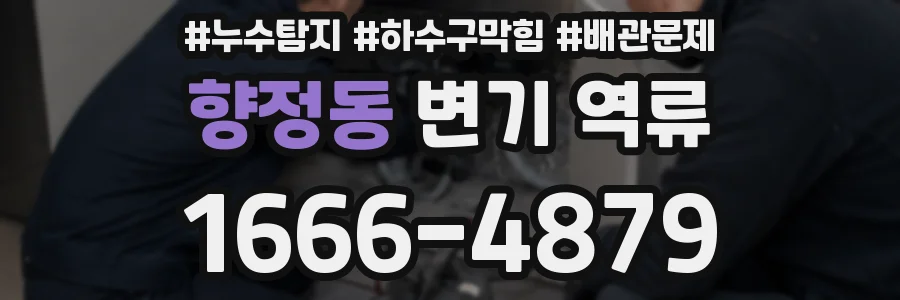 향정동 변기 역류