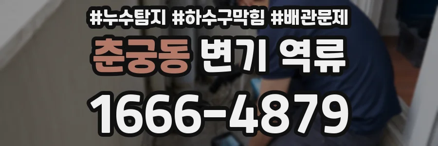 춘궁동 변기 역류