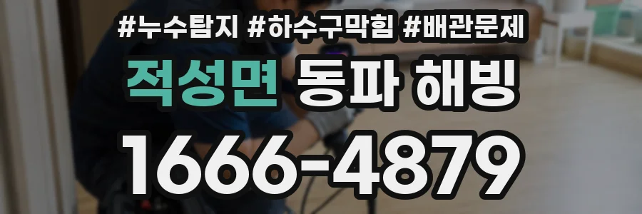 적성면 동파 해빙
