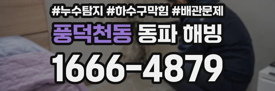 풍덕천동 동파 해빙