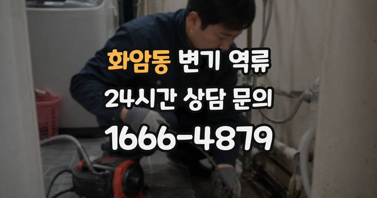 화암동 변기 역류