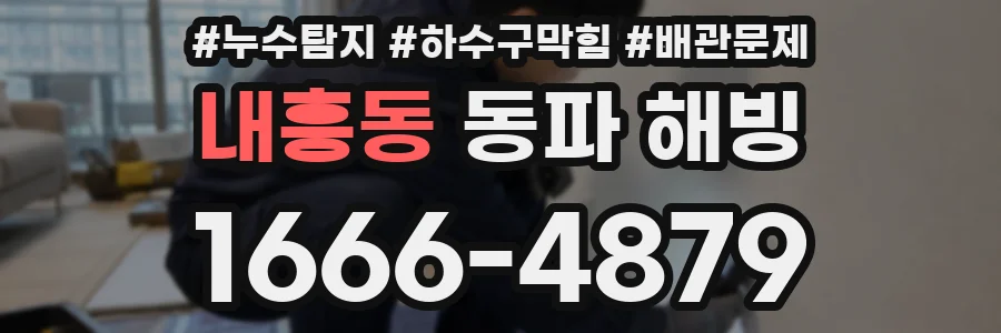 내흥동 동파 해빙