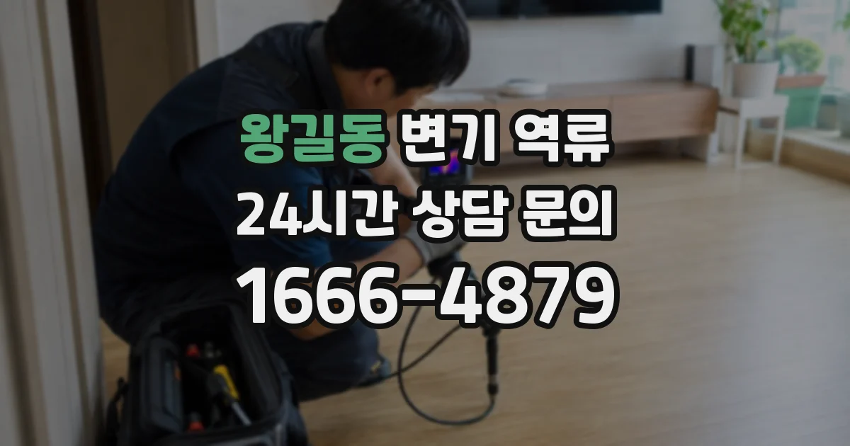왕길동 변기 역류
