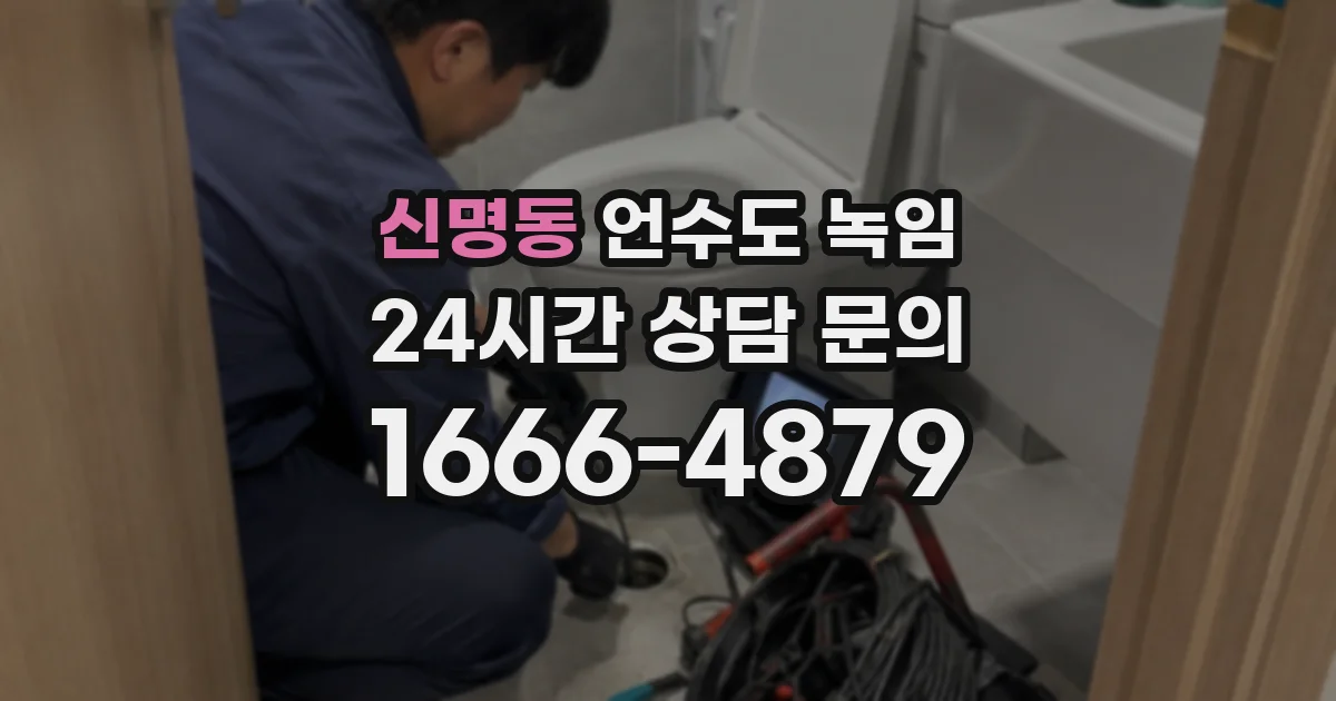 신명동 언수도 녹임