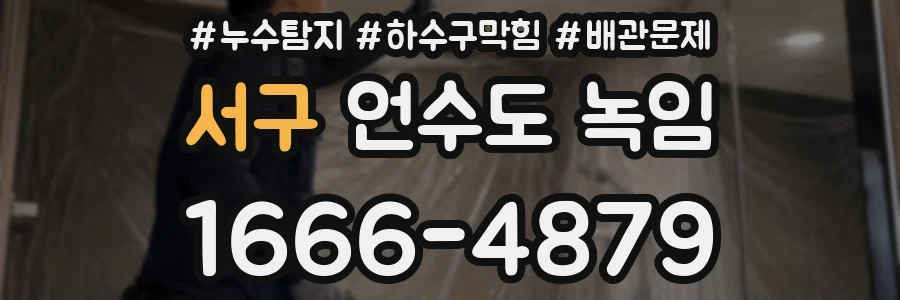 서구 언수도 녹임