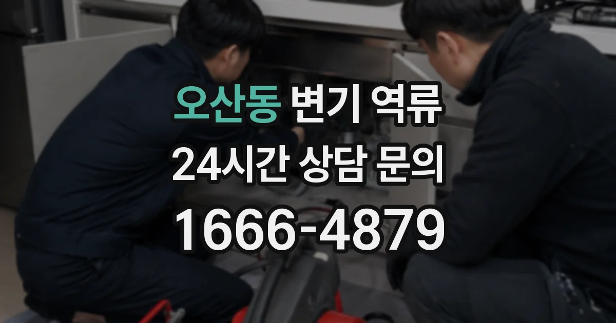 오산동 변기 역류