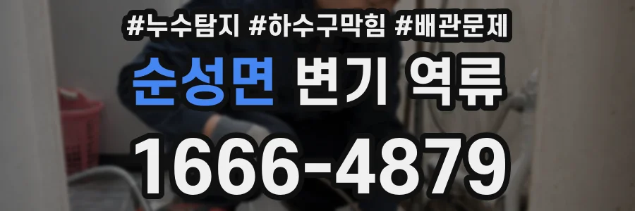순성면 변기 역류