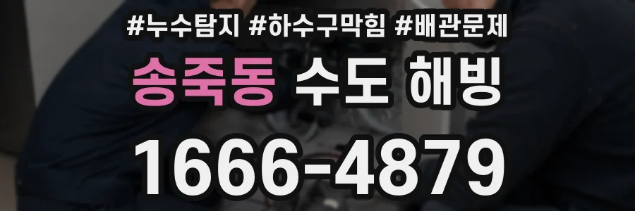 송죽동 수도 해빙