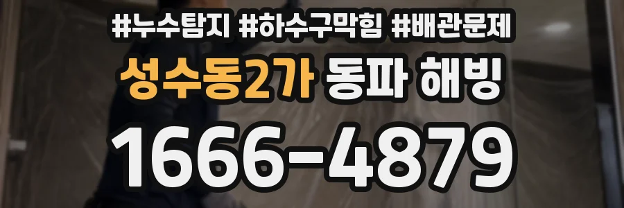 성수동2가 동파 해빙