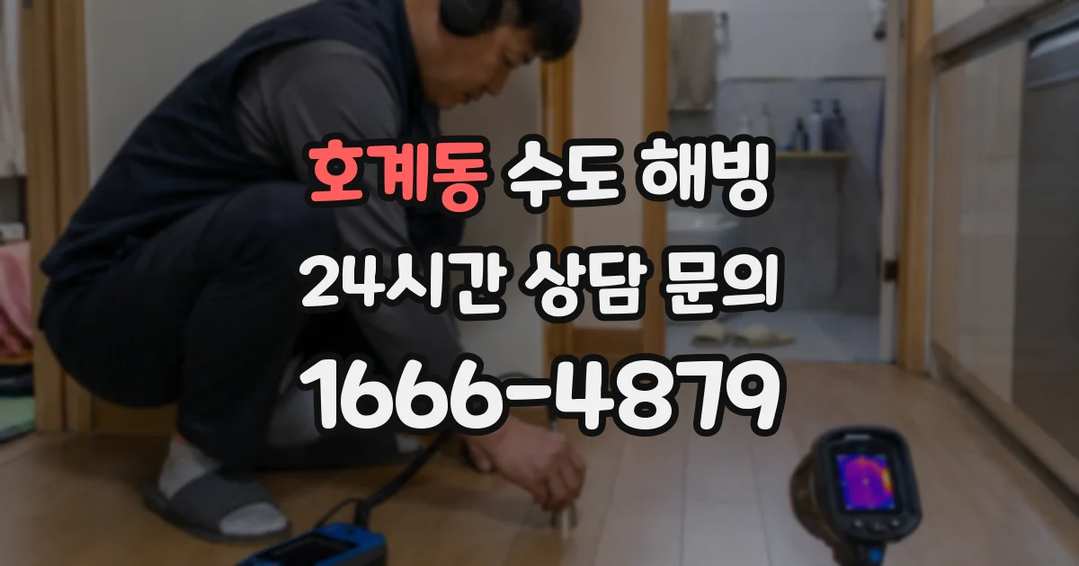 호계동 수도 해빙