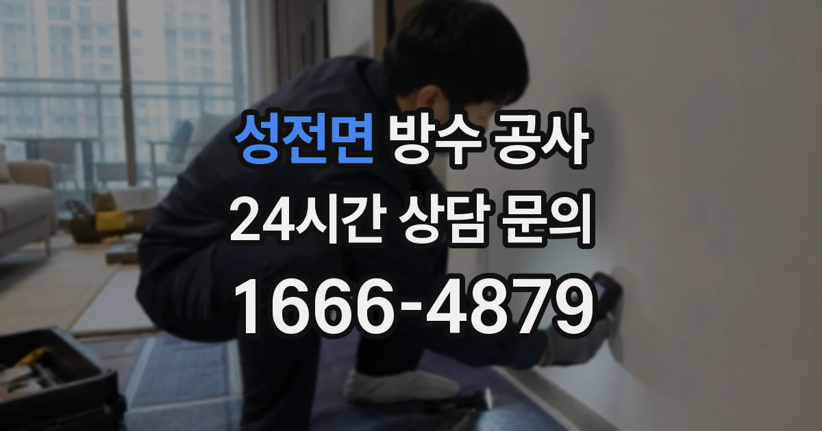 성전면 방수 공사