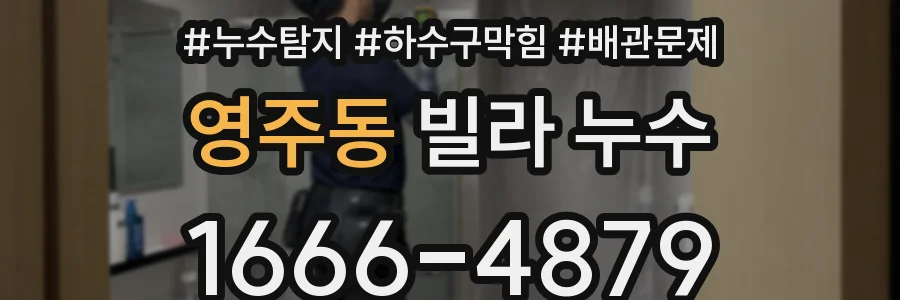 영주동 빌라 누수