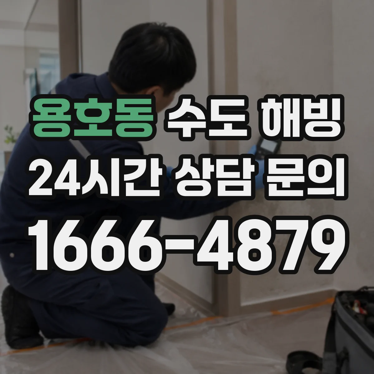 용호동 수도 해빙