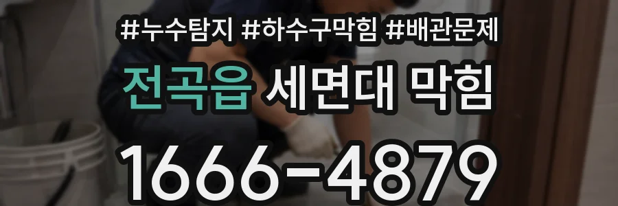 전곡읍 세면대 막힘