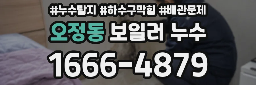 오정동 보일러 누수
