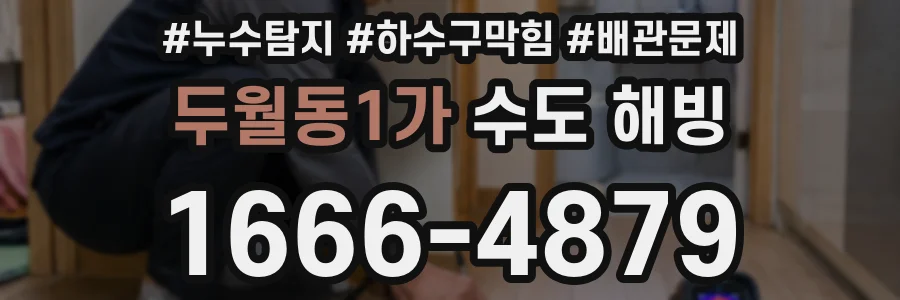 두월동1가 수도 해빙