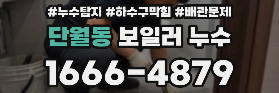단월동 보일러 누수