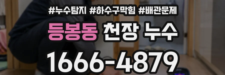 등봉동 천장 누수