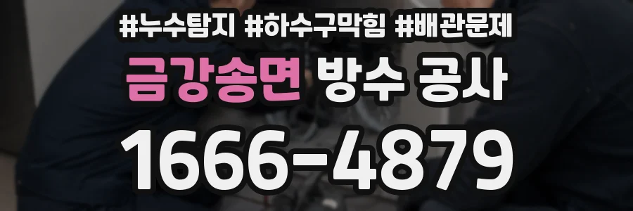 금강송면 방수 공사