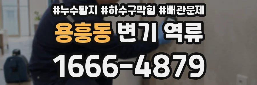 용흥동 변기 역류