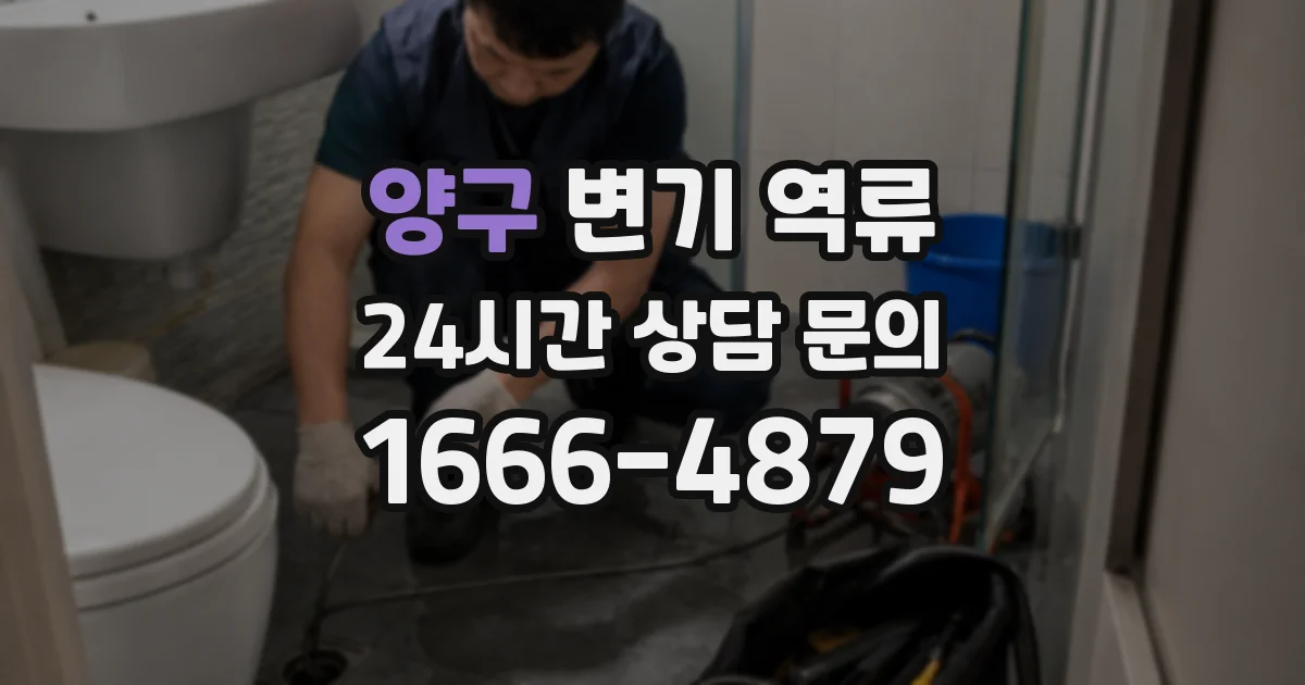 양구 변기 역류