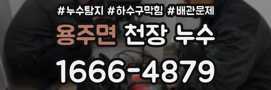용주면 천장 누수