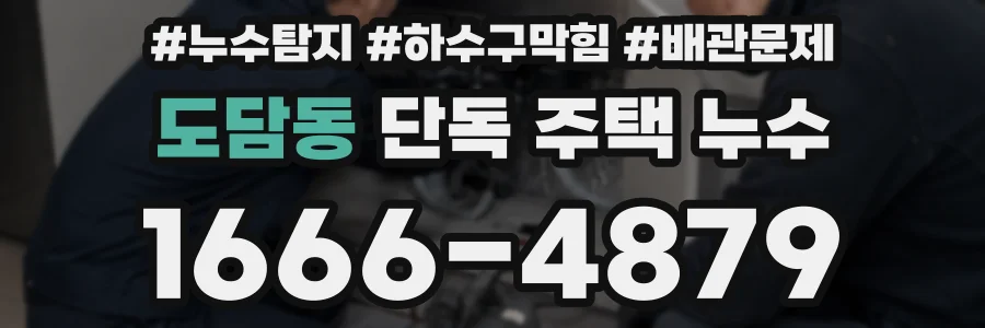 도담동 단독 주택 누수