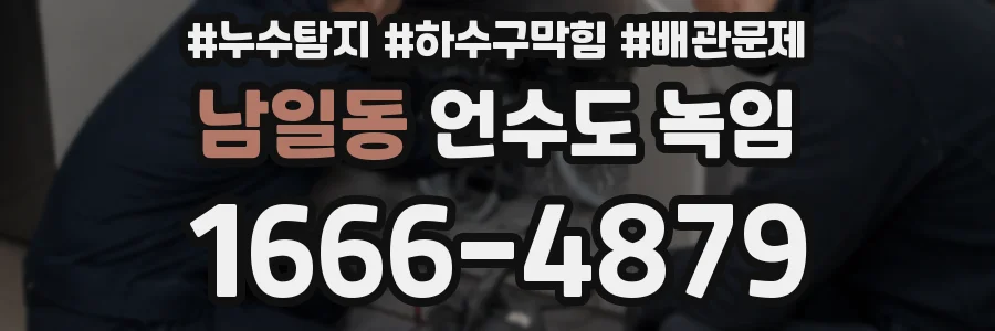 남일동 언수도 녹임