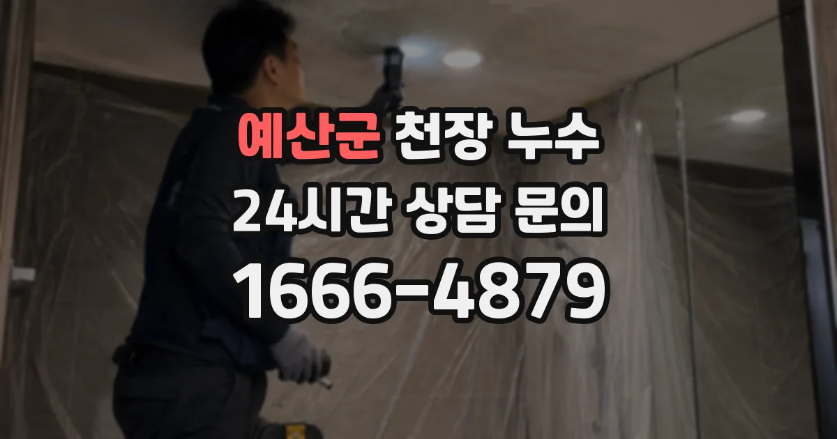 예산군 천장 누수