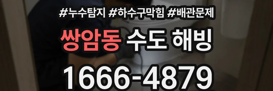 쌍암동 수도 해빙