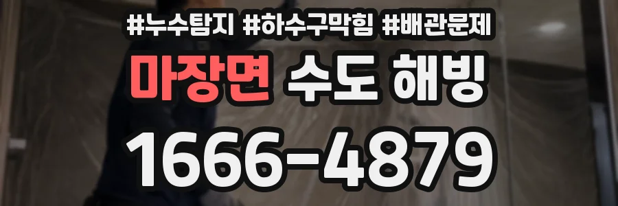 마장면 수도 해빙