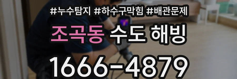 조곡동 수도 해빙