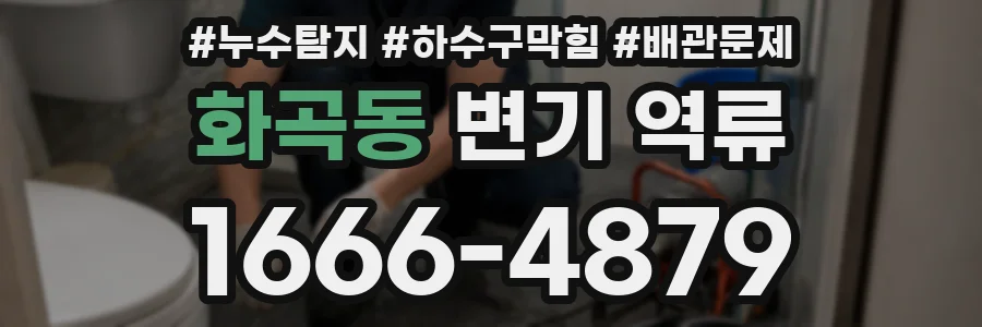 화곡동 변기 역류