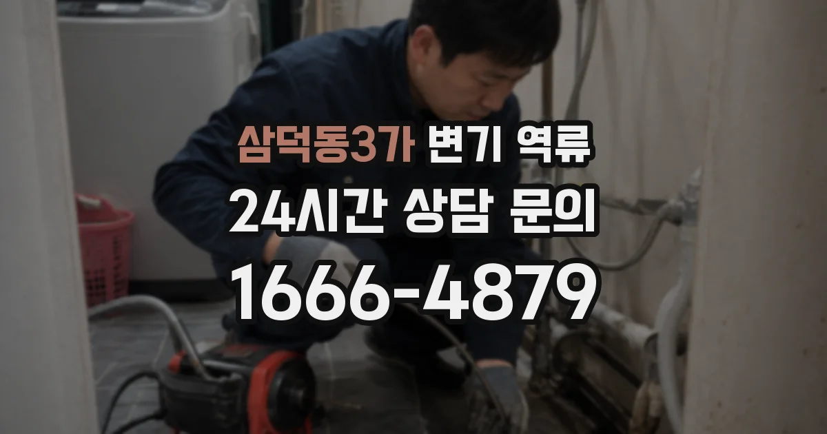 삼덕동3가 변기 역류