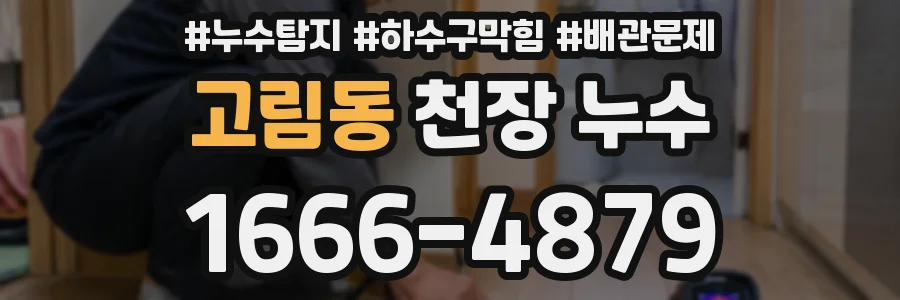 고림동 천장 누수