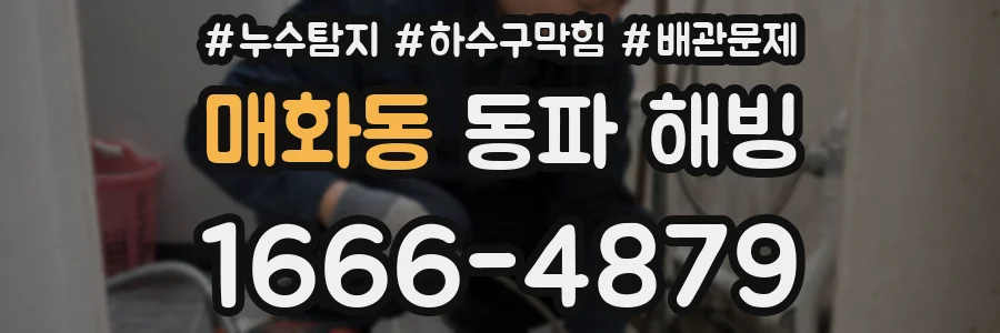매화동 동파 해빙