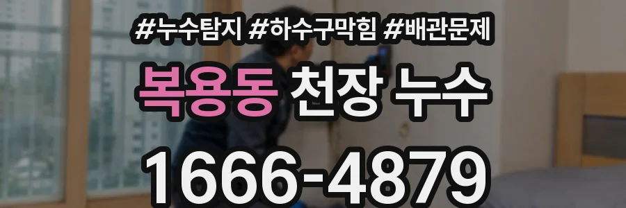 복용동 천장 누수
