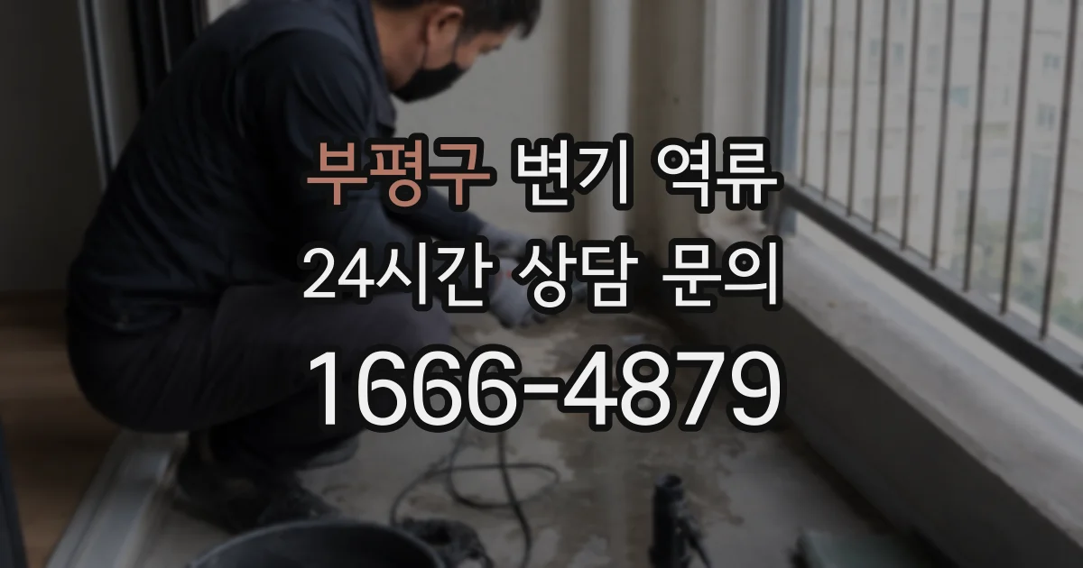 부평구 변기 역류