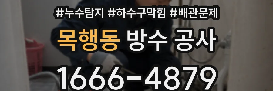 목행동 방수 공사