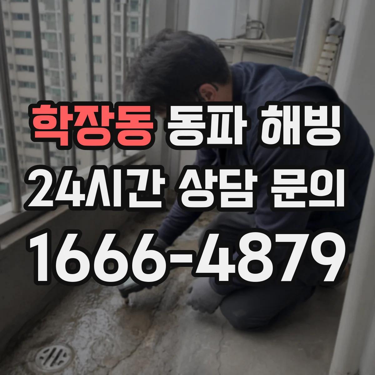 학장동 동파 해빙