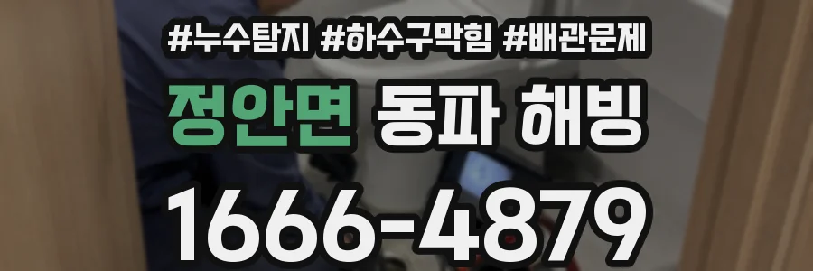 정안면 동파 해빙