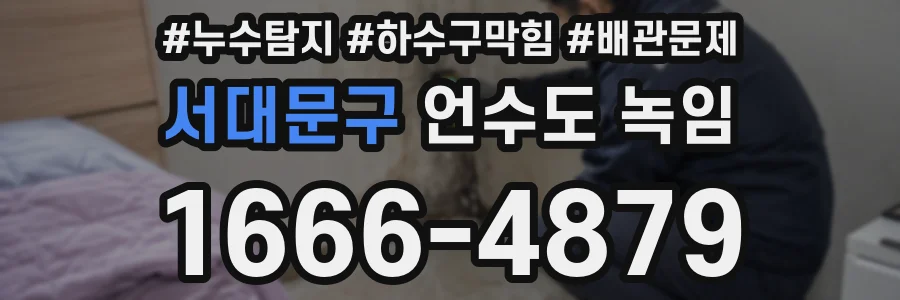 서대문구 언수도 녹임