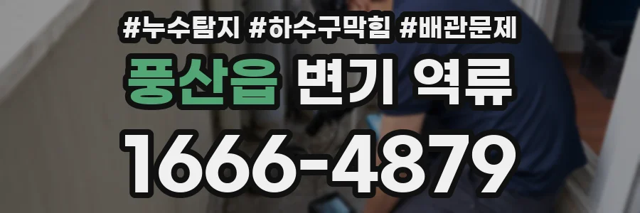 풍산읍 변기 역류